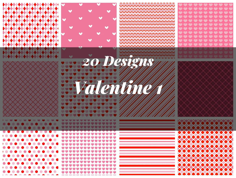 Valentine Seamless Digital Paper 1 - CraftNest - Digital Crafting and Art