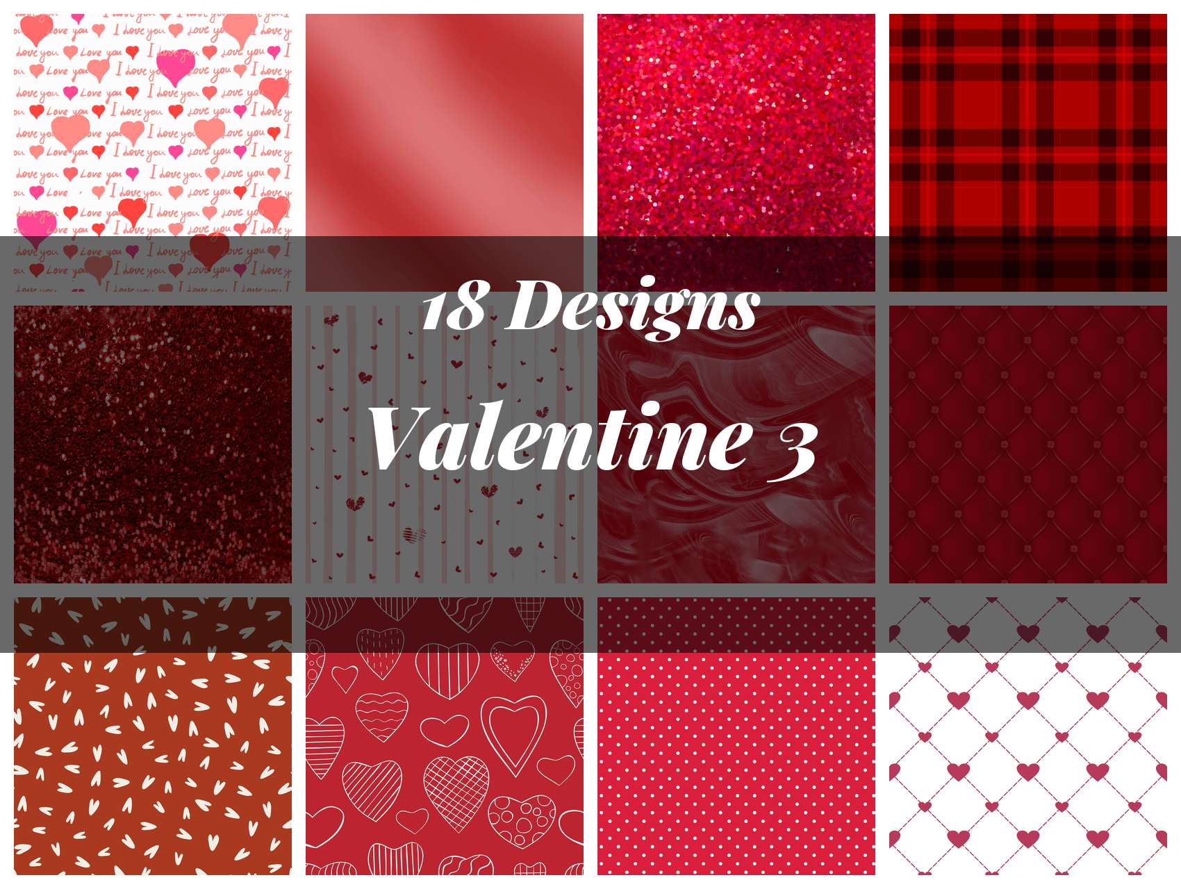 Valentine Seamless Digital Paper 3