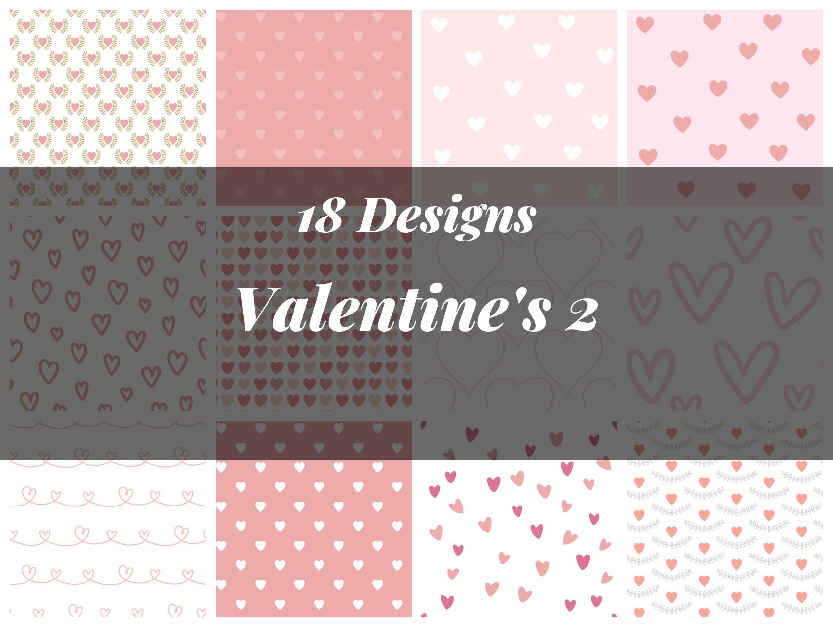 Valentine's Seamless Digital Paper 2