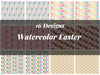 Watercolor Easter Seamless Digital Paper