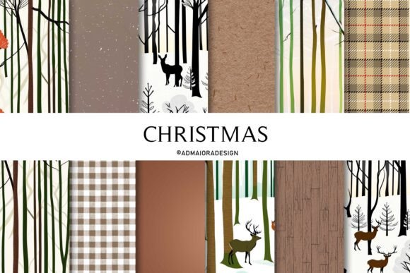 Winter Seamless Digital Paper 1