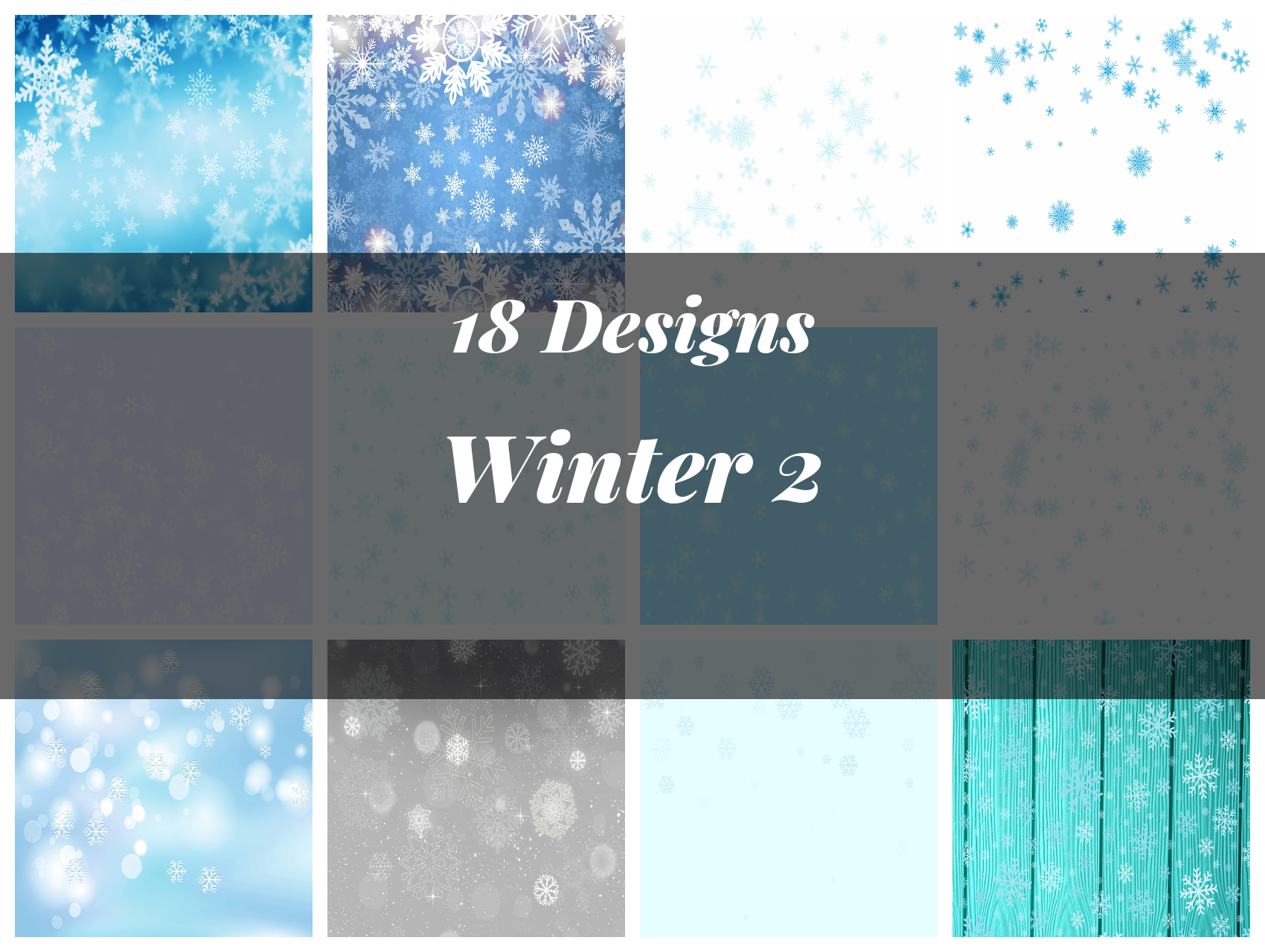 Winter Seamless Digital Paper 2