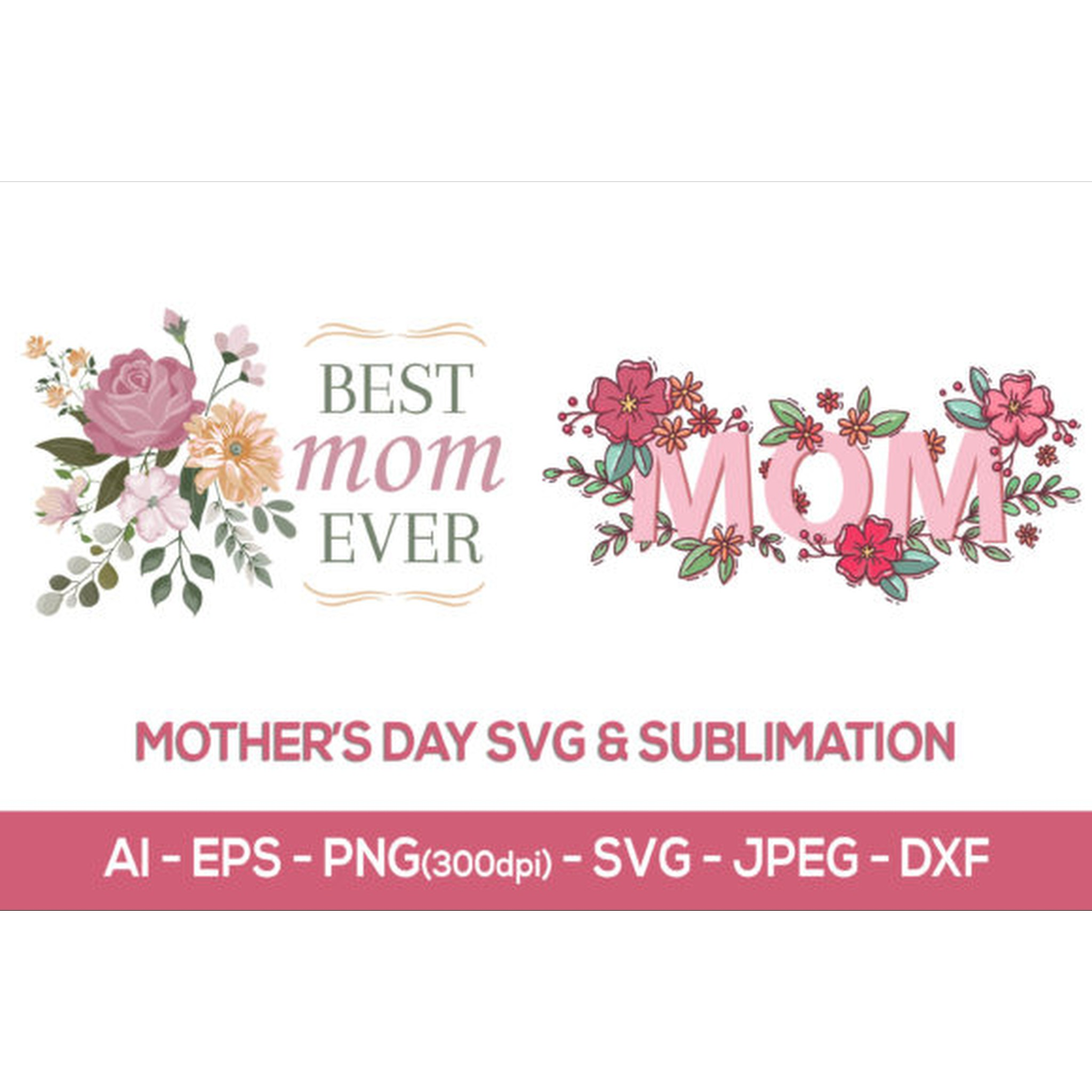 Mother's Day Flowers SVG