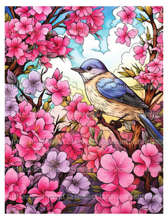 Springtime Garden Coloring Book - CraftNest - Digital Crafting and Art