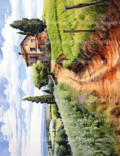 Old Italian Country Houses Coloring Book - CraftNest - Digital Crafting and Art
