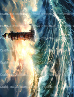 Lighthouses Coloring Book - CraftNest - Digital Crafting and Art