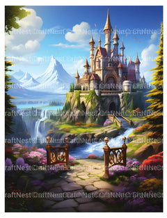 Fairytale Kingdom Coloring Book - CraftNest - Digital Crafting and Art