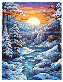 Winterland Coloring Book - CraftNest - Digital Crafting and Art