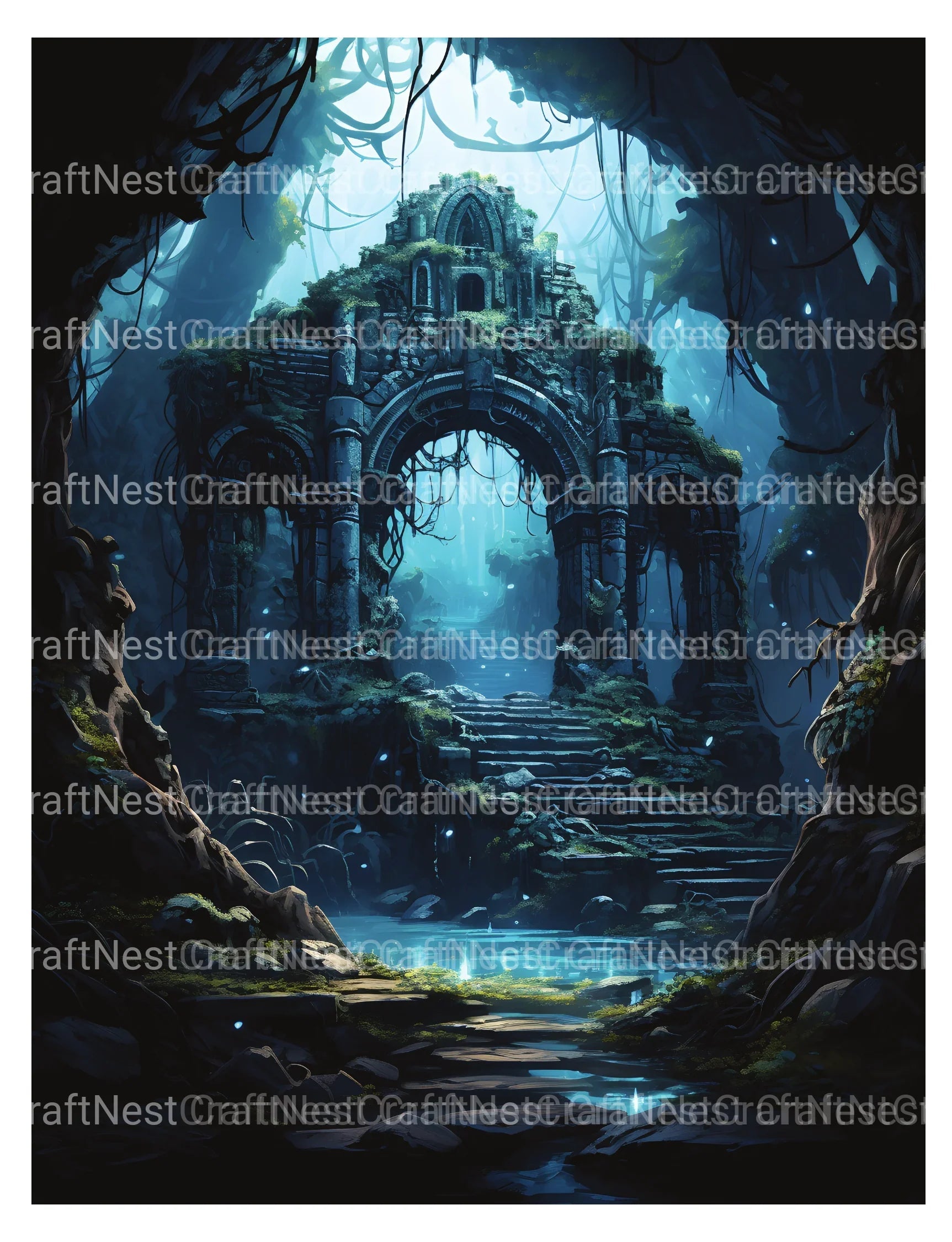 Lost Ruins Coloring Book - CraftNest - Digital Crafting and Art