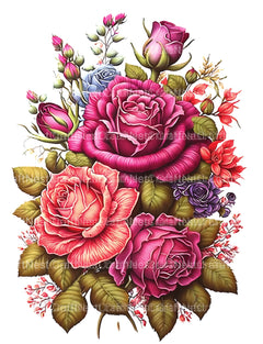 Rose Flower Coloring Book - CraftNest - Digital Crafting and Art