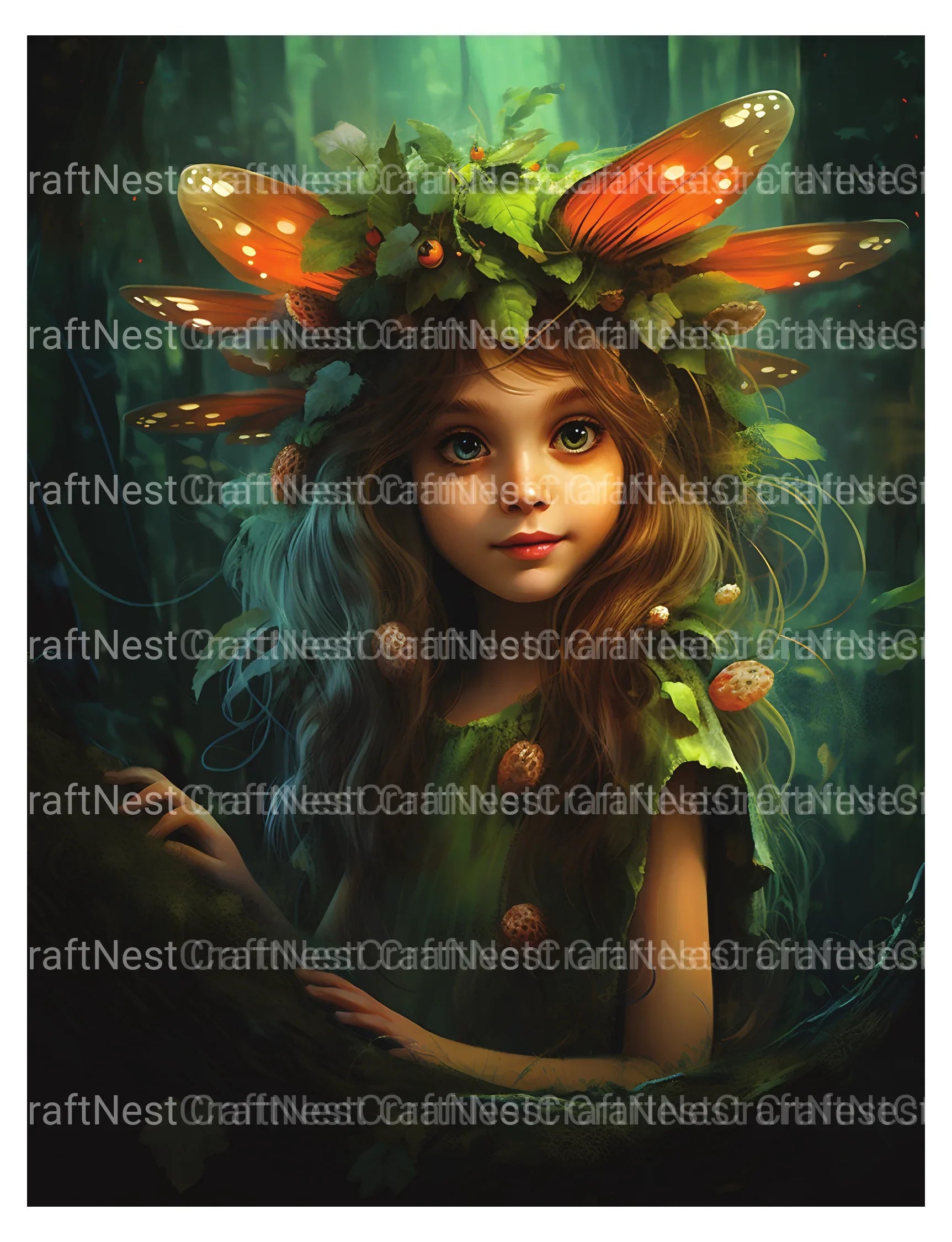 Forest Fairies Coloring Book