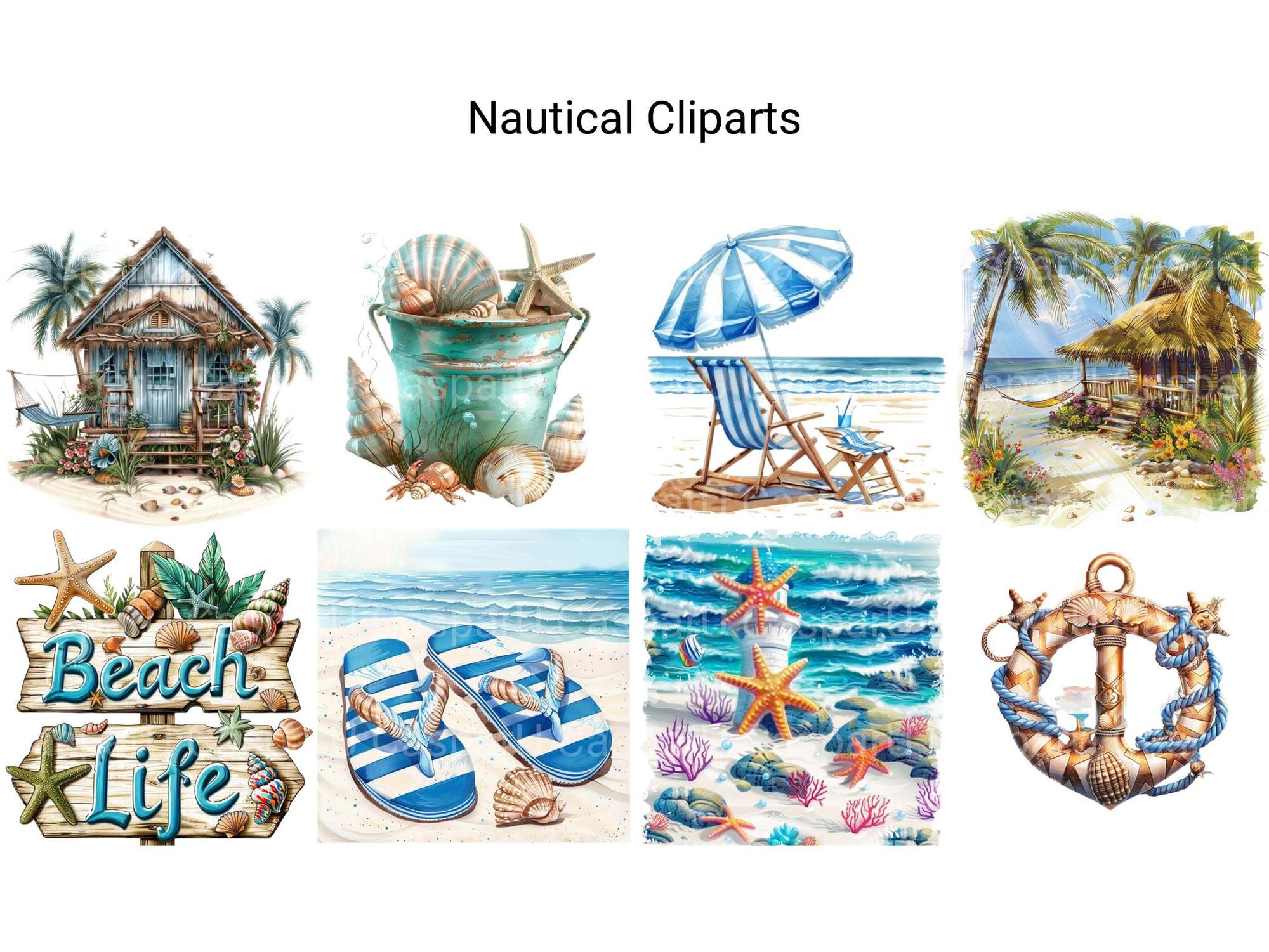 Nautical Animals Clipart