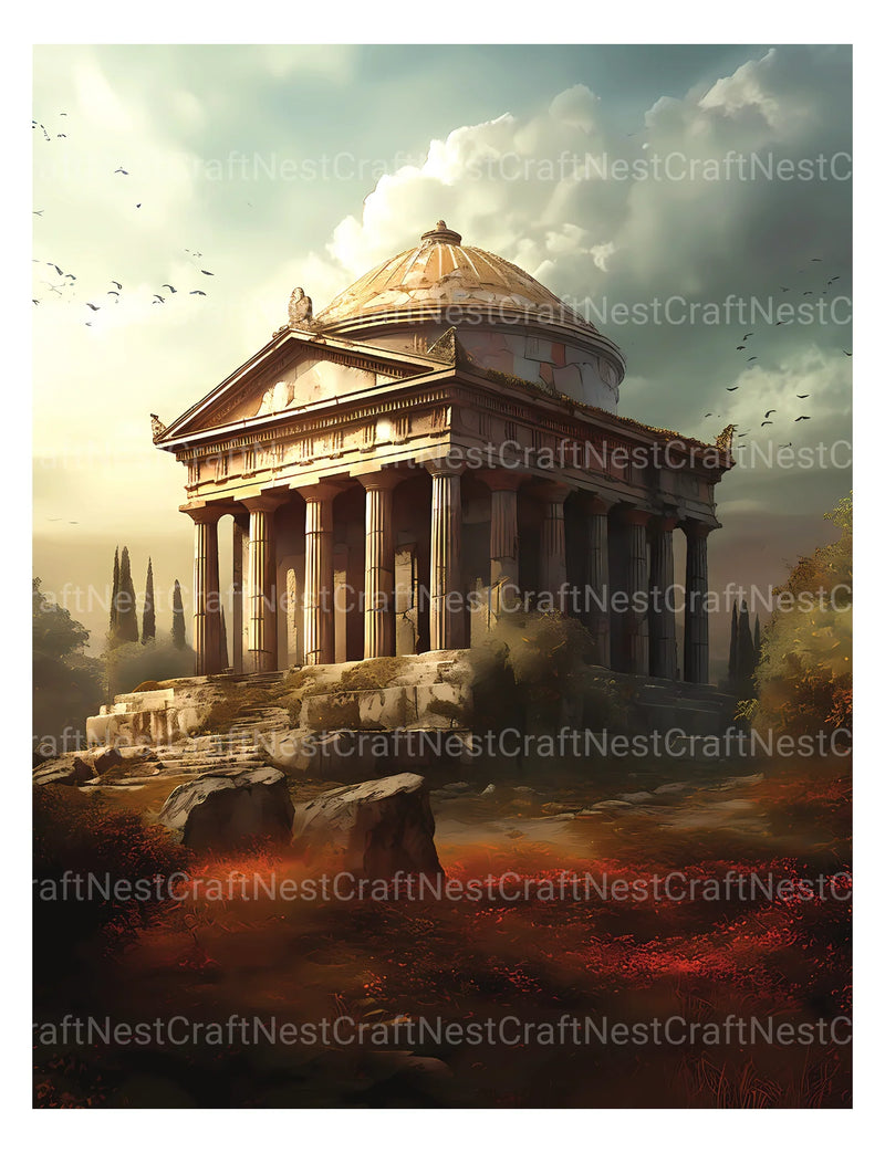 Ancient Rome Coloring Book - CraftNest - Digital Crafting and Art