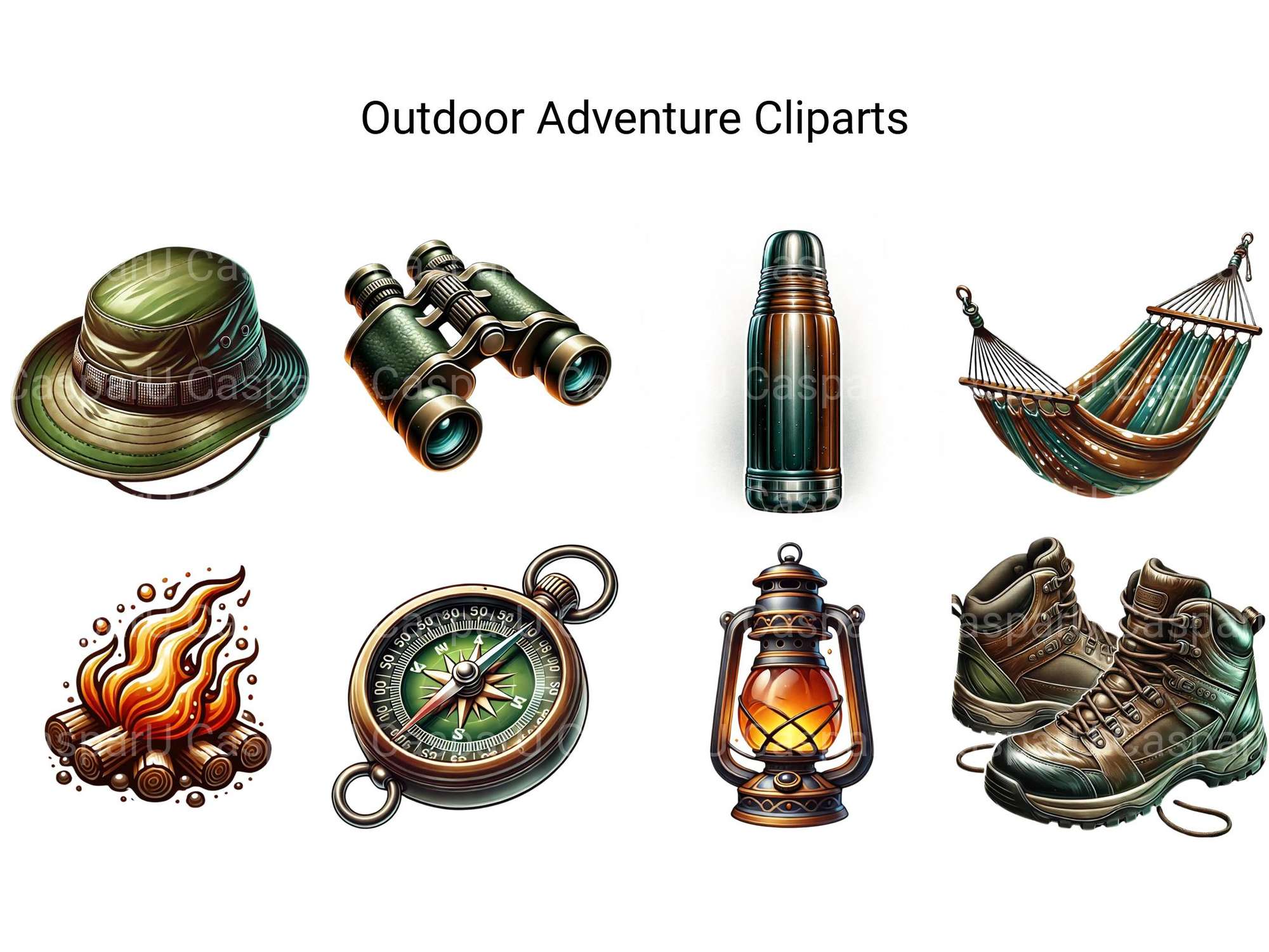 Outdoor Adventure Animals Clipart
