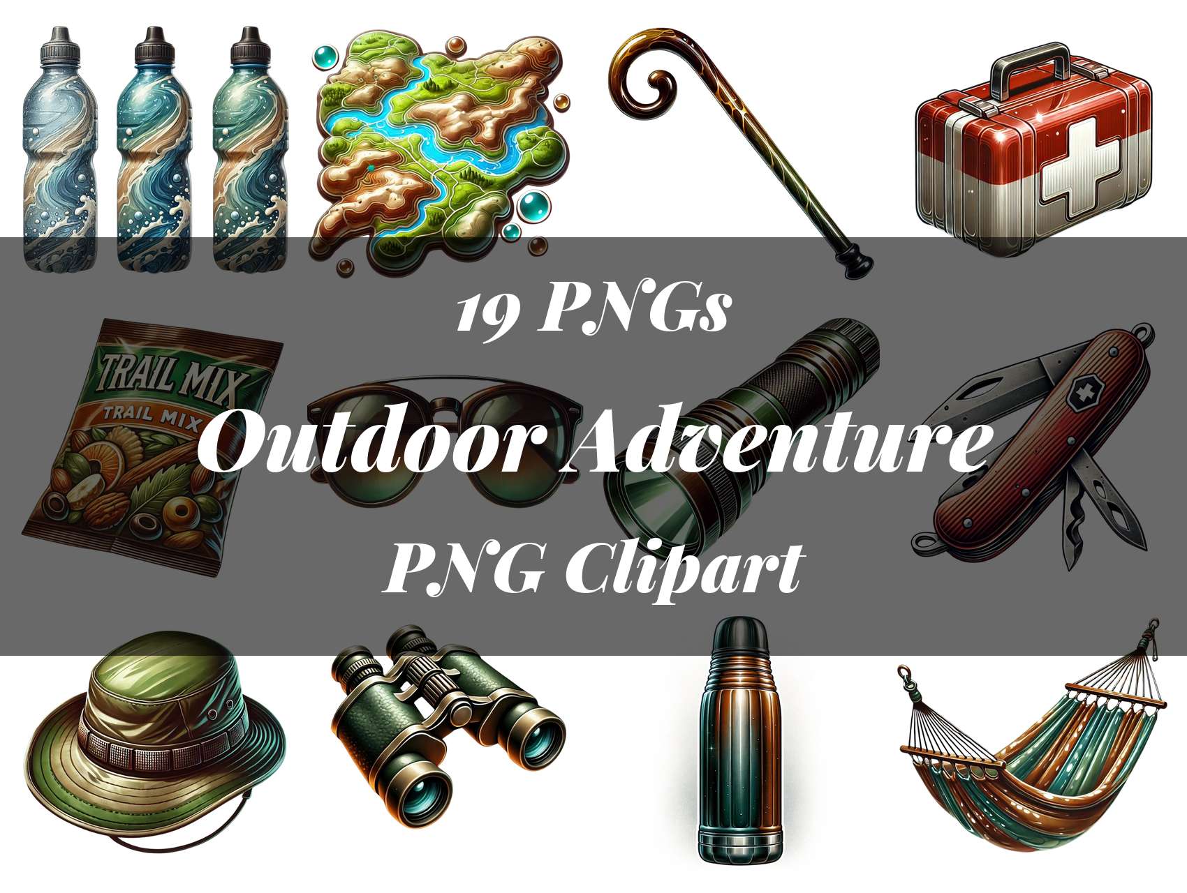 Outdoor Adventure Animals Clipart