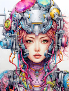 Druid Girl Coloring Book - CraftNest - Digital Crafting and Art