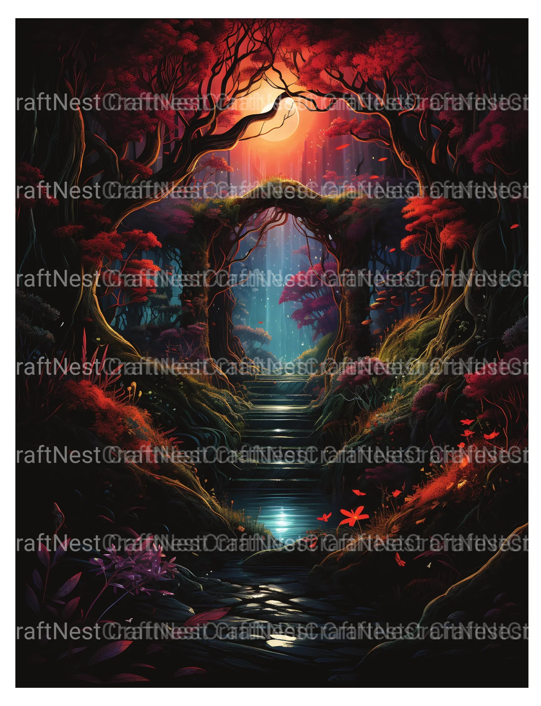 Forest Gate Coloring Book