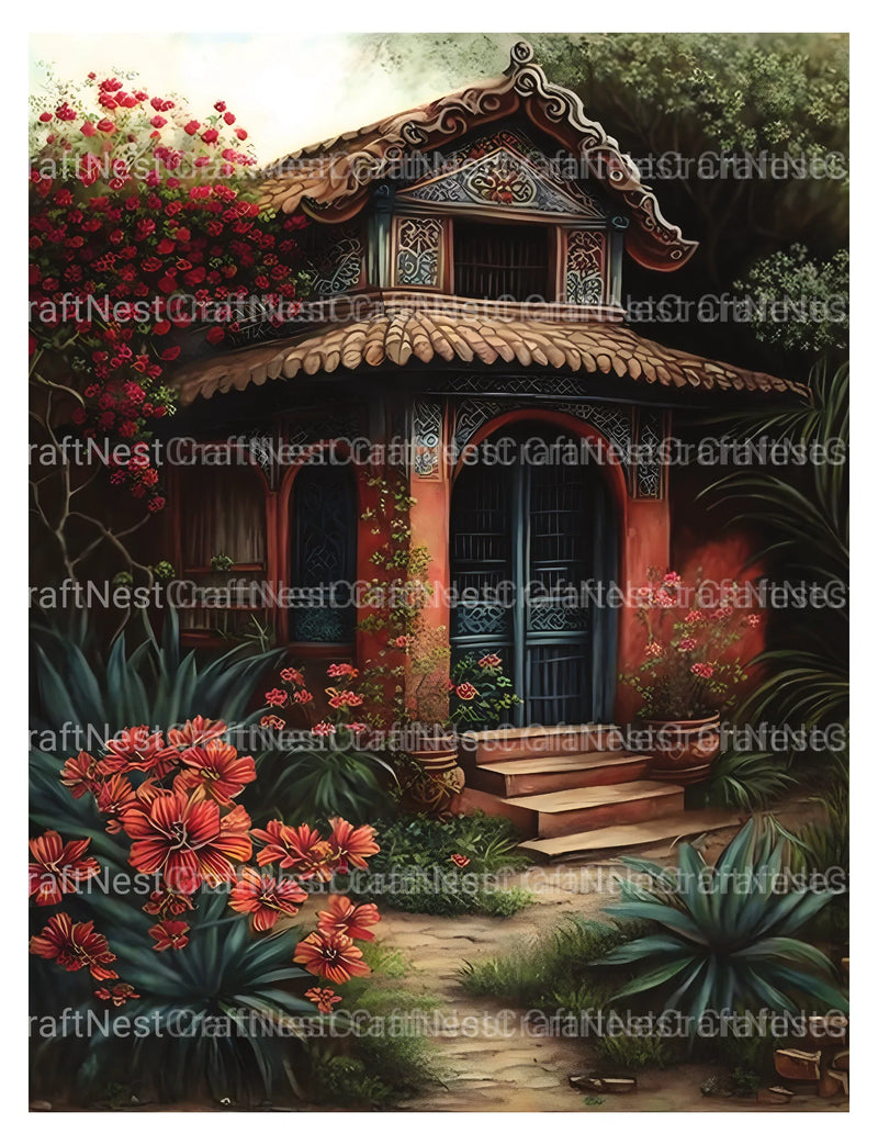 Indian Houses Coloring Book - CraftNest - Digital Crafting and Art