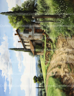 Old Italian Country Houses Coloring Book - CraftNest - Digital Crafting and Art