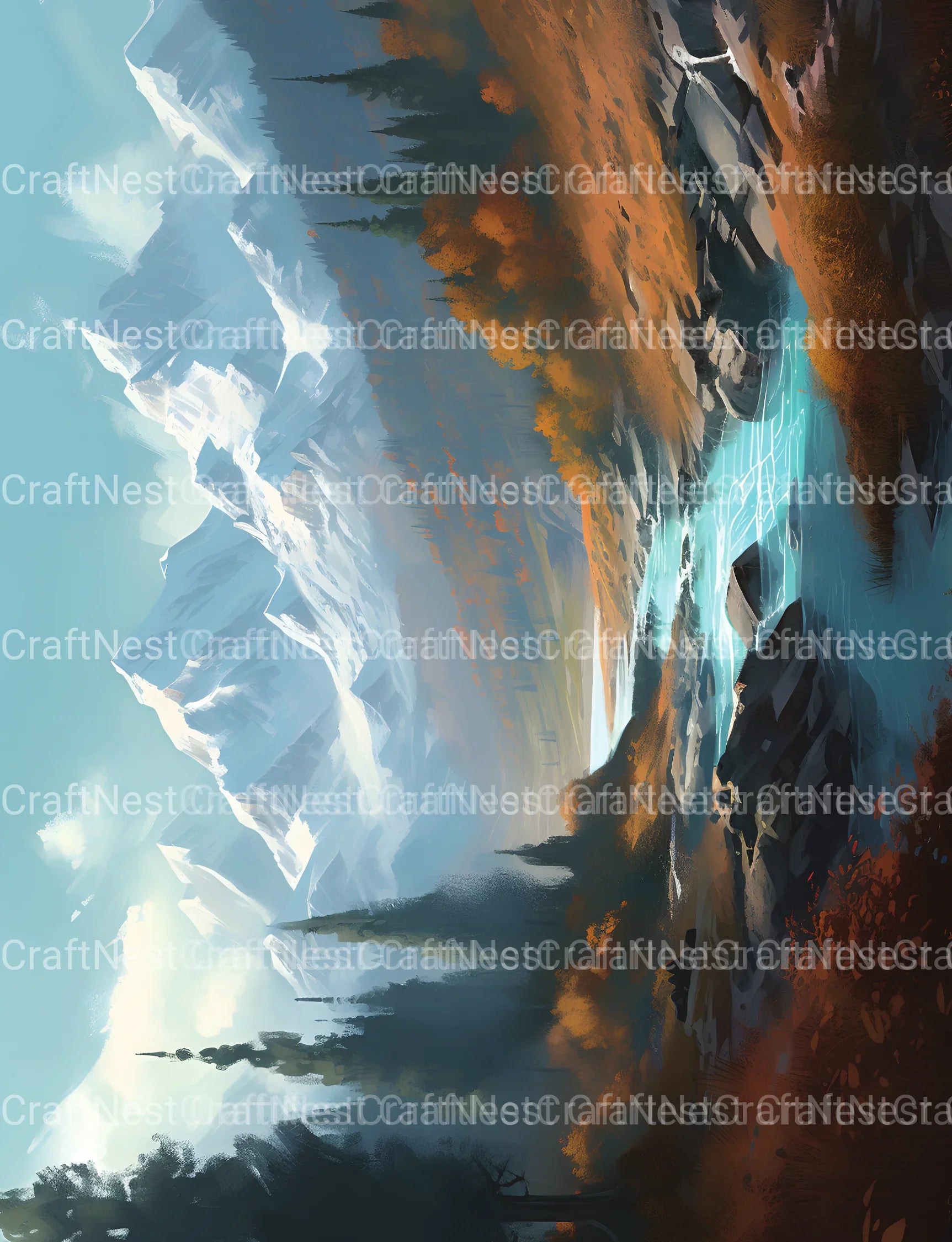 Landscape Scenes Coloring Book - CraftNest - Digital Crafting and Art