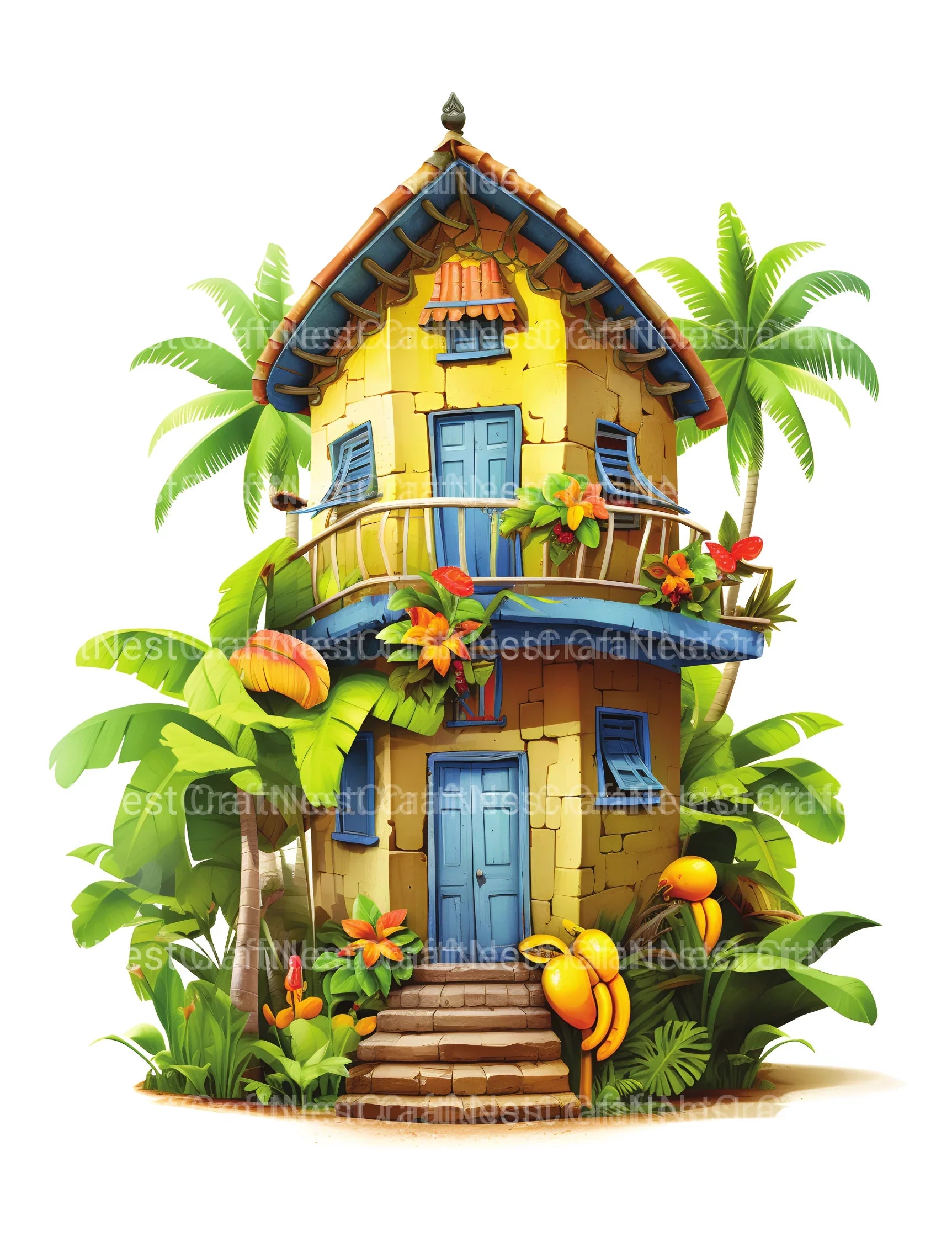 Chile Tiny House Coloring Book - CraftNest - Digital Crafting and Art