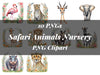 Safari Animals Nursery Clipart