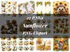 Sunflower Woodland Animals Clipart