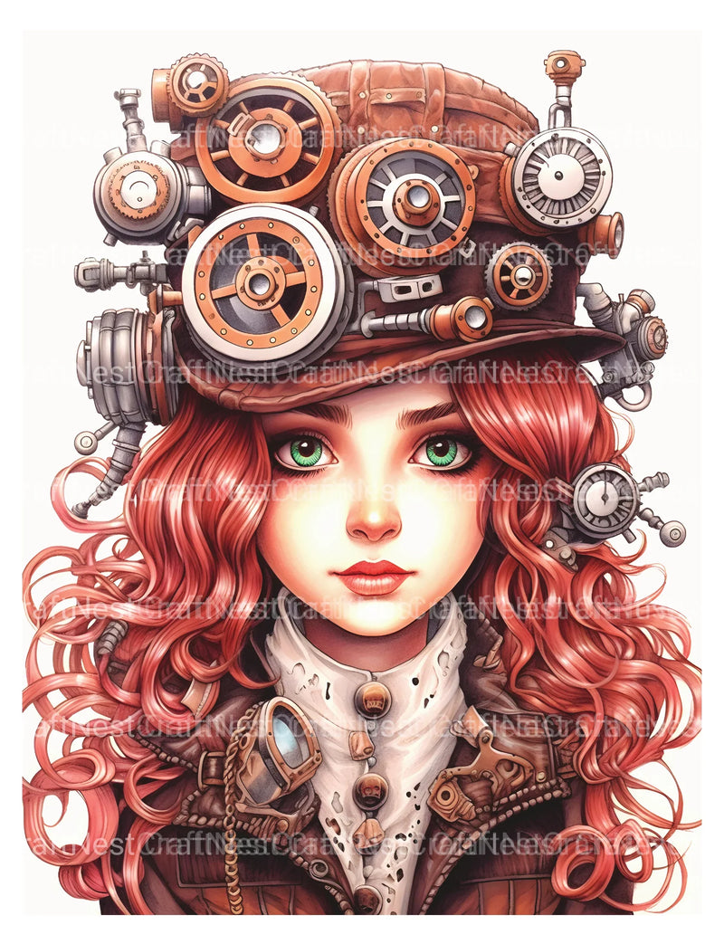 Victorian Girl Coloring Book - CraftNest - Digital Crafting and Art