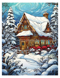 Winterland Coloring Book - CraftNest - Digital Crafting and Art