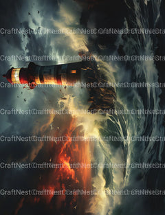 Lighthouses Coloring Book - CraftNest - Digital Crafting and Art