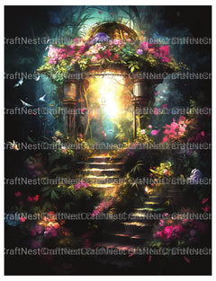 Secret Garden Coloring Book - CraftNest - Digital Crafting and Art