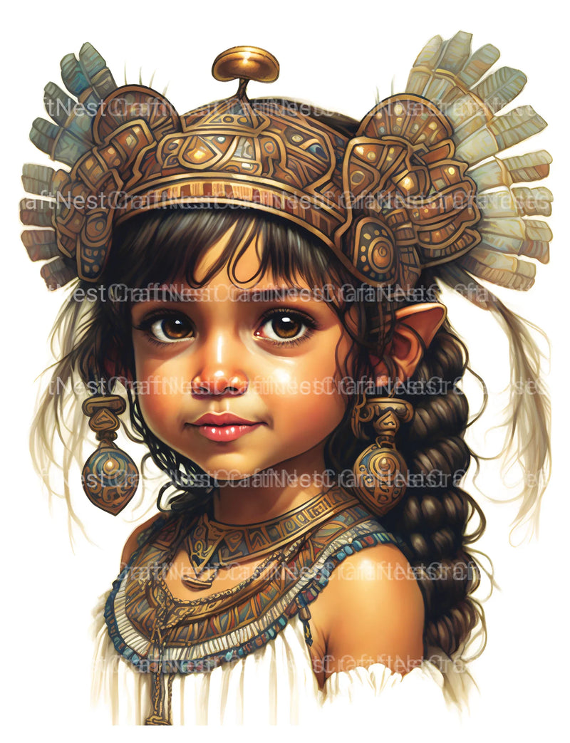 Aztec Boy Coloring Book - CraftNest - Digital Crafting and Art