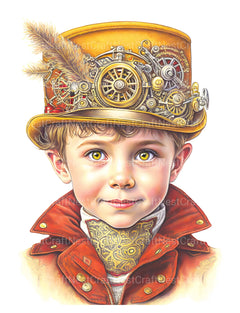 Steampunk Girl Coloring Book - CraftNest - Digital Crafting and Art