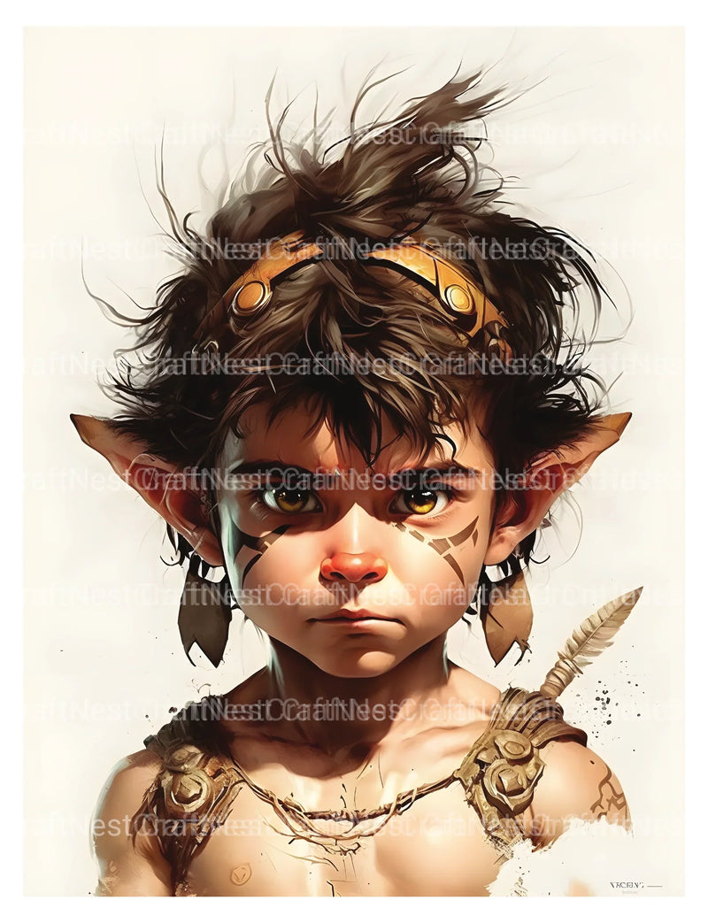 Babarian Girl Coloring Book - CraftNest - Digital Crafting and Art