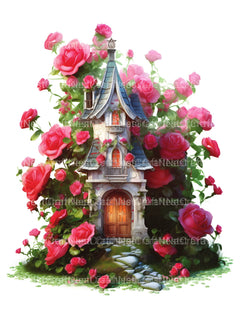 Blooming House Coloring Book - CraftNest - Digital Crafting and Art