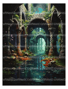 Lost Ruins Coloring Book - CraftNest - Digital Crafting and Art