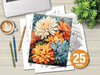 Chrysanthemum Flower Coloring Book