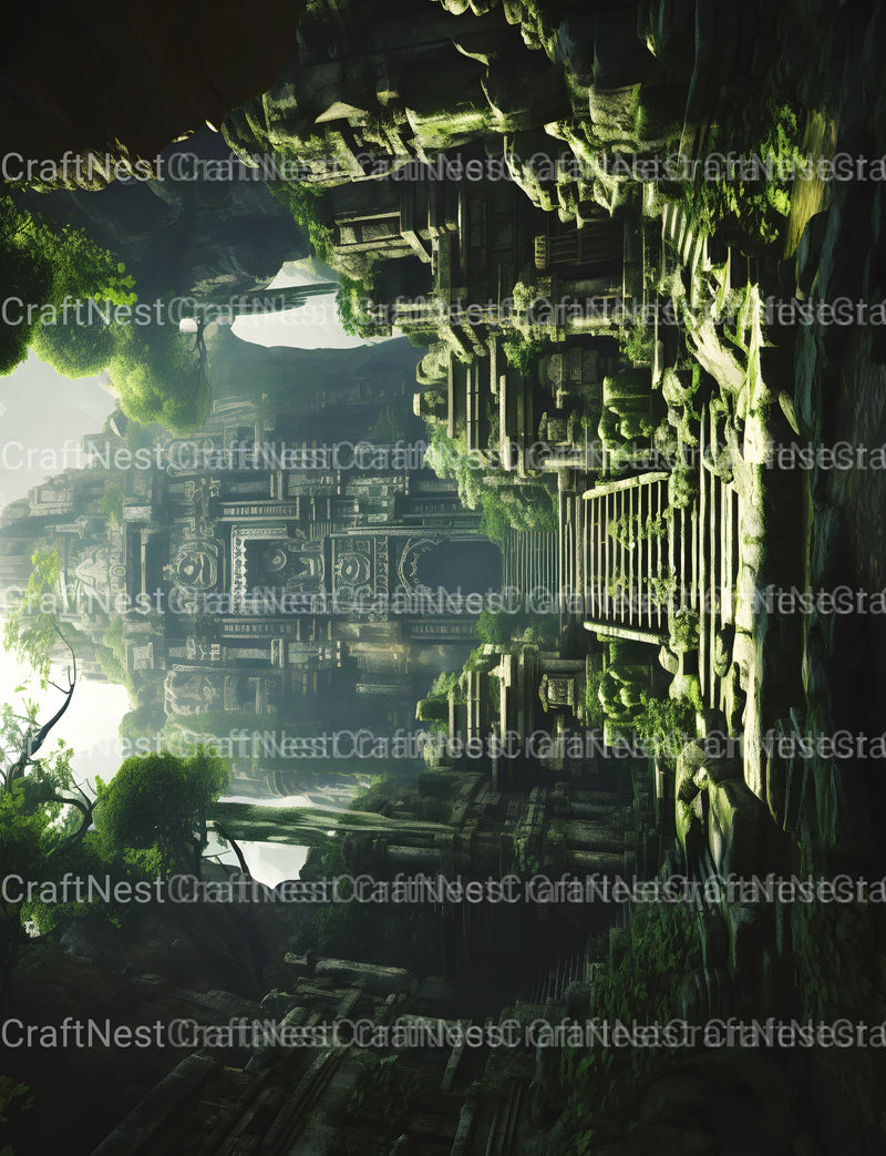 Lost Temples Coloring Book - CraftNest - Digital Crafting and Art