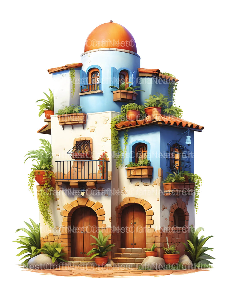 Moroccan Tiny House Coloring Book - CraftNest - Digital Crafting and Art