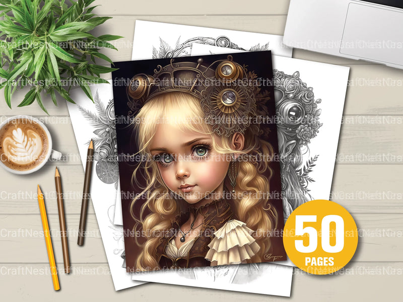 Victorian Boy Coloring Book - CraftNest - Digital Crafting and Art