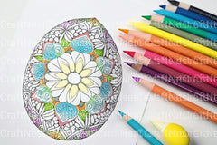 Mandala Egg Coloring Book - CraftNest - Digital Crafting and Art