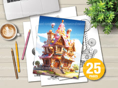 Aztec Tiny House Coloring Book - CraftNest - Digital Crafting and Art