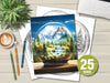Snow Globe Nature Scene Coloring Book
