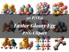 Easter Glossy Egg Clipart