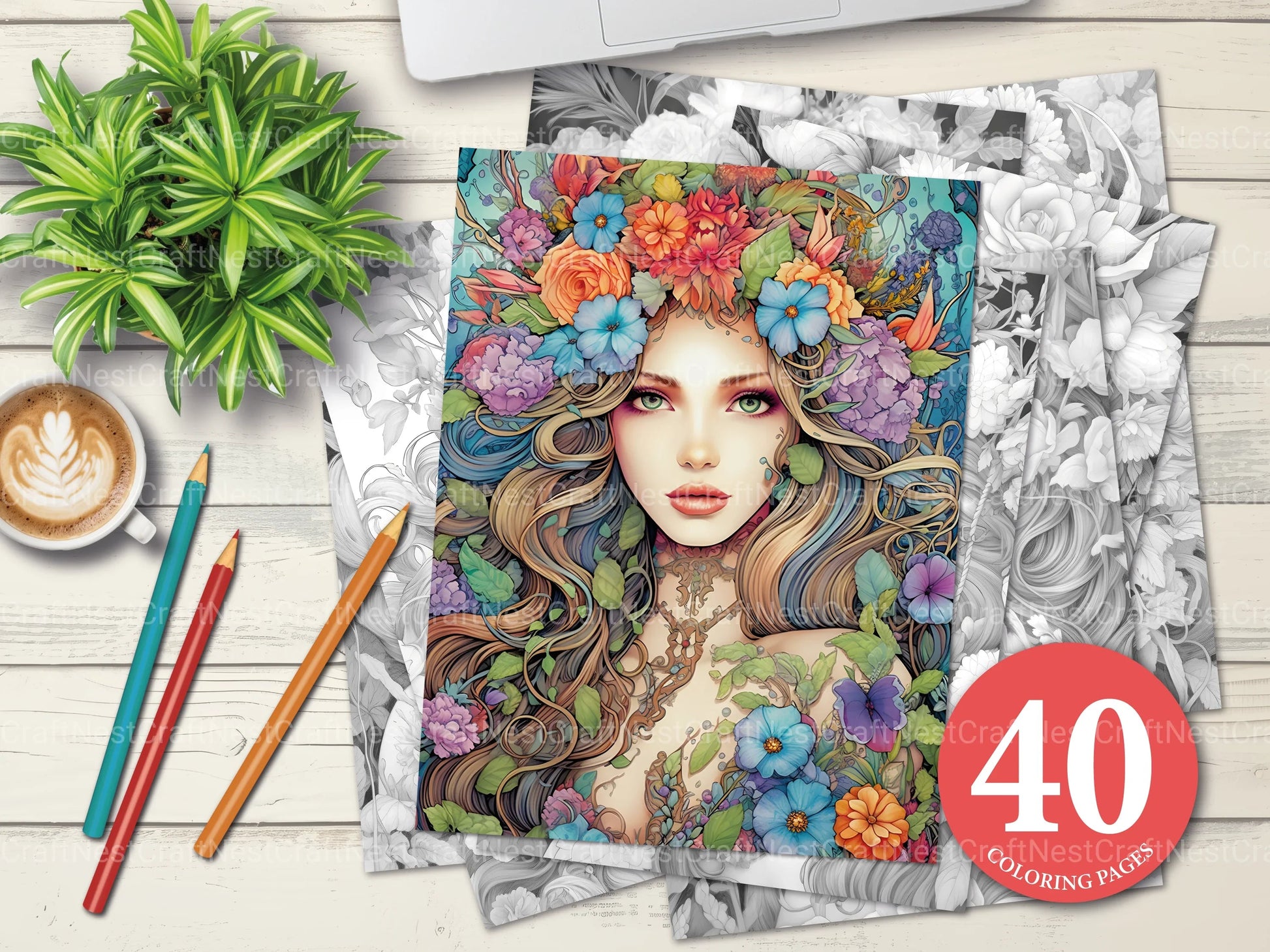 Kids Coloring Pages Coloring Book - CraftNest - Digital Crafting and Art