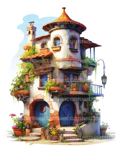 Turkish Tiny House Coloring Book - CraftNest - Digital Crafting and Art