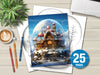 Snowball Fairy House Coloring Book