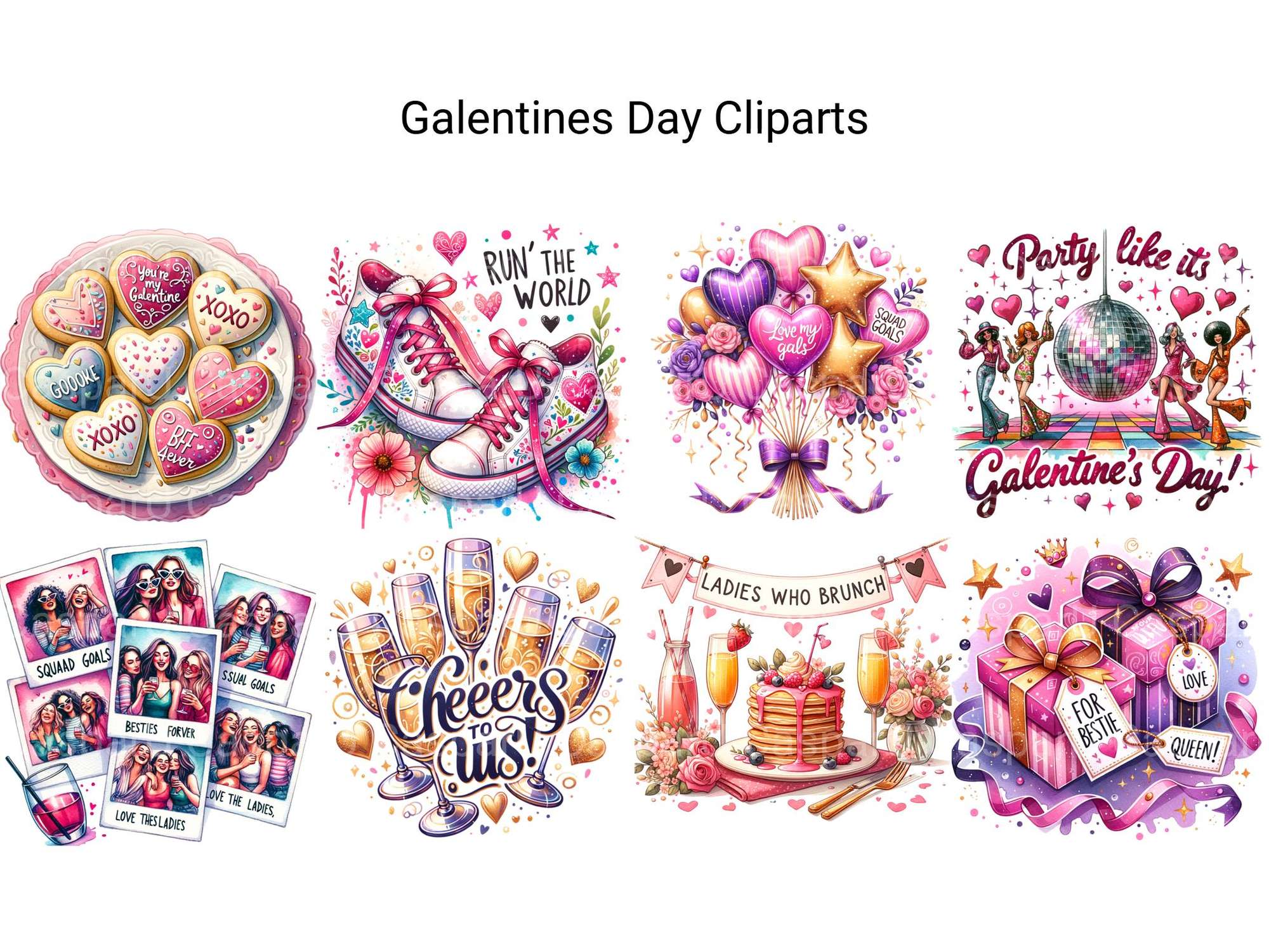 Galentines Day Clipart