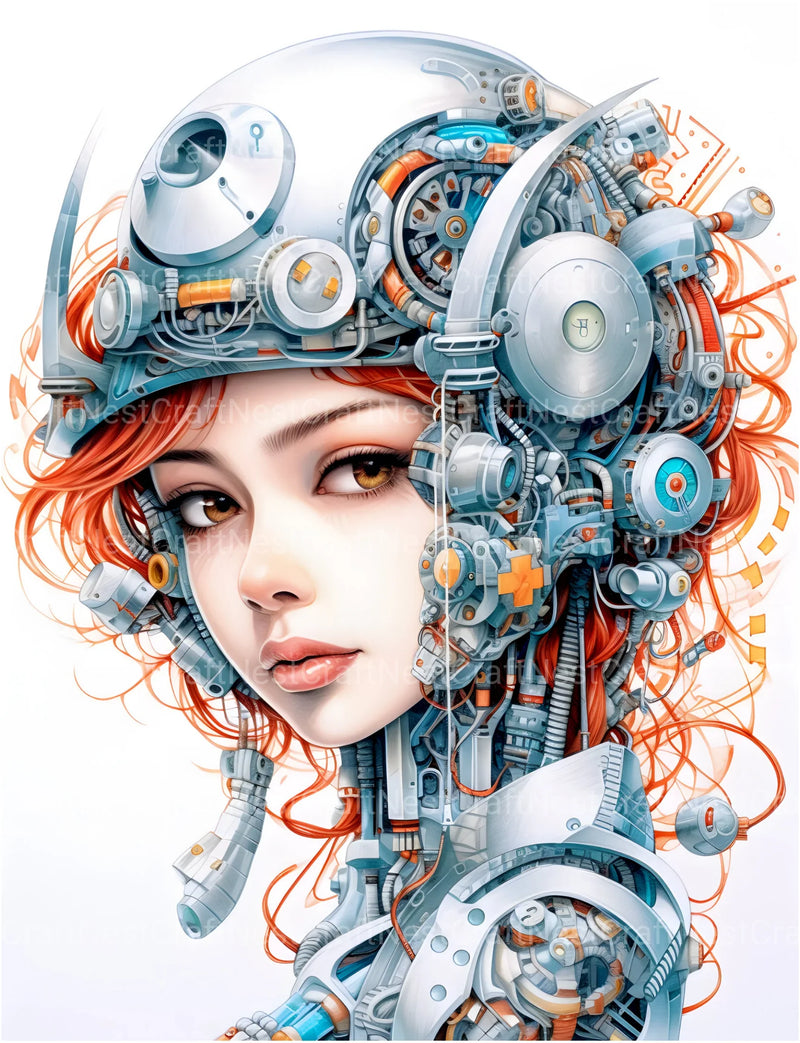 Druid Girl Coloring Book - CraftNest - Digital Crafting and Art