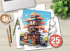 Japanese Fairy House Coloring Book